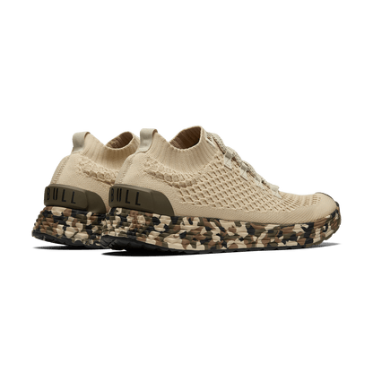Women's Beige Camo Allday Knit Shoes