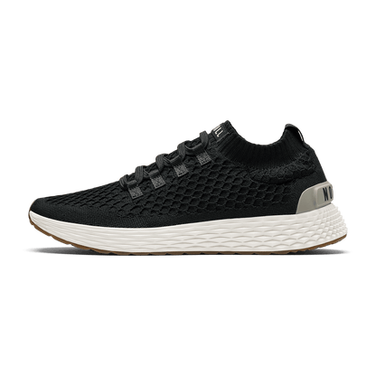 Women's Jet Black Allday Knit Shoes