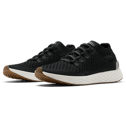 Women's Jet Black Allday Knit Shoes