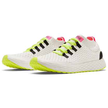Women's Classic White Yellow Alert Allday Knit Shoes