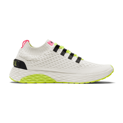 Women's Classic White Yellow Alert Allday Knit Shoes
