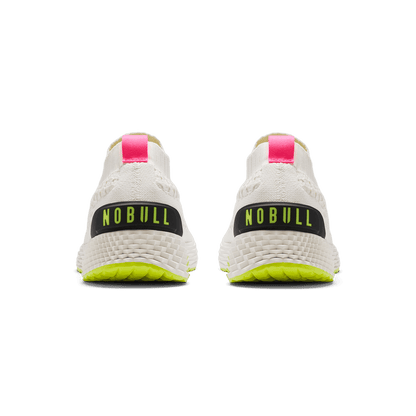 Women's Classic White Yellow Alert Allday Knit Shoes