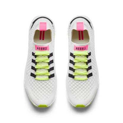 Women's Classic White Yellow Alert Allday Knit Shoes
