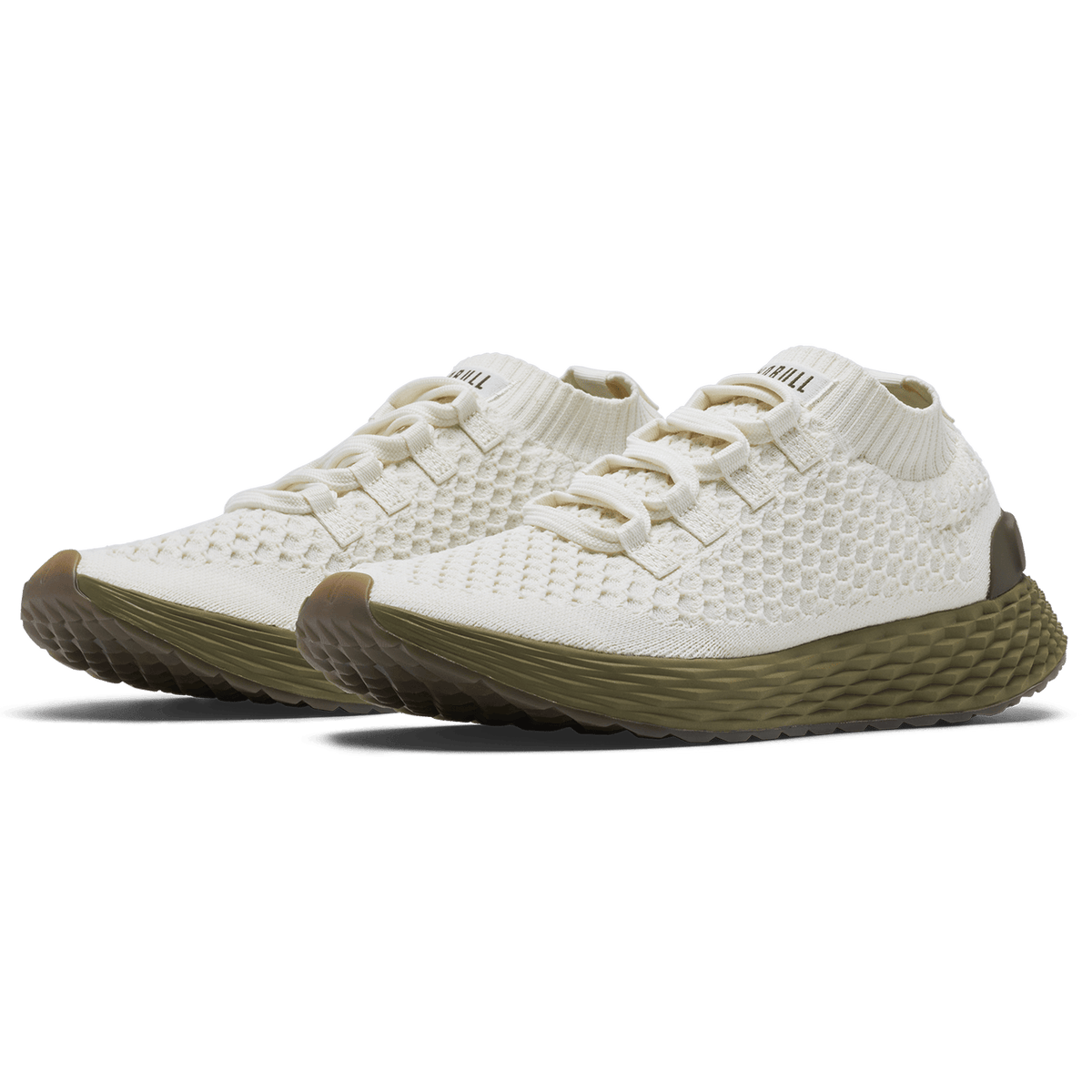 Women's Mineral White Olive Allday Knit Shoes