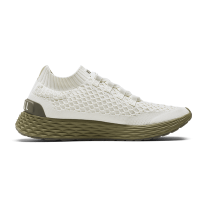 Women's Mineral White Olive Allday Knit Shoes