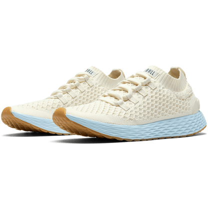 Women's Mineral White Ice Water Allday Knit Shoes