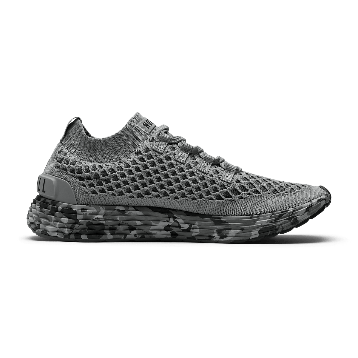 Women's Gray Jungle Camo Allday Knit Shoes