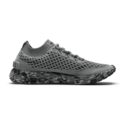 Women's Gray Jungle Camo Allday Knit Shoes