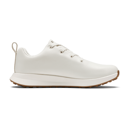 Women's White Leather Golf Shoes