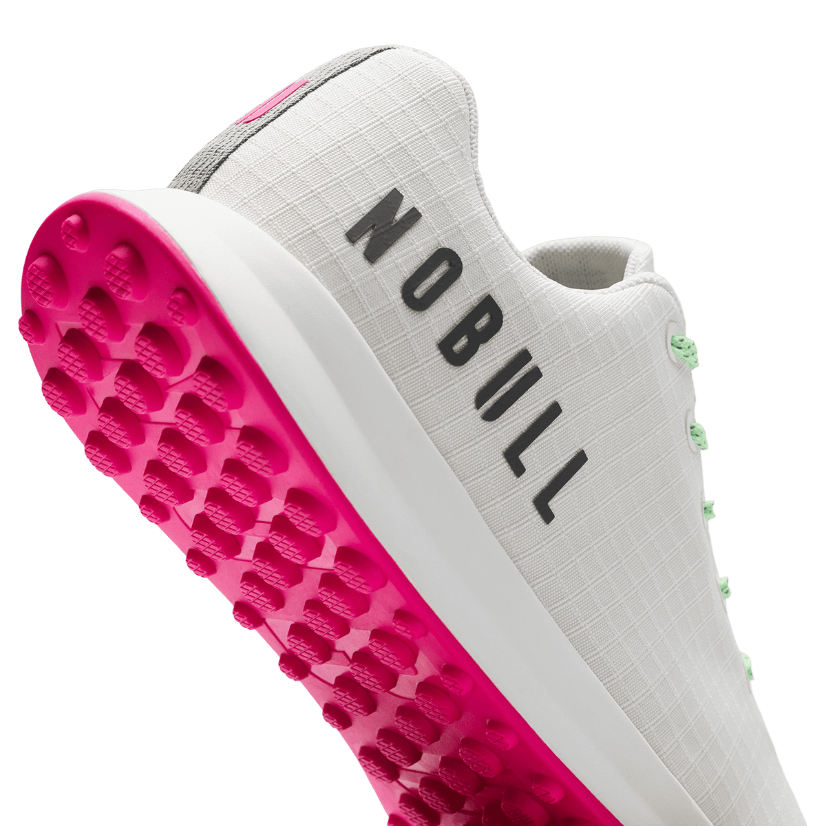 Women's Classic White Pink Glo Ripstop Golf Shoes