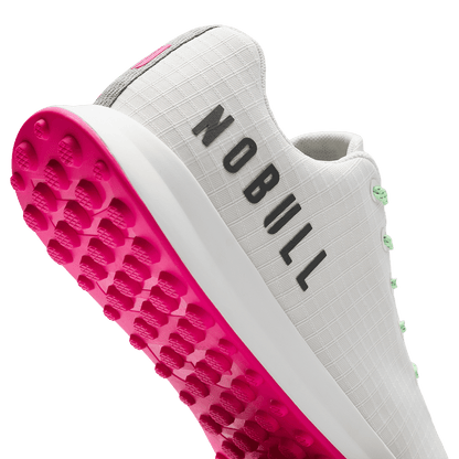Women's Classic White Pink Glo Ripstop Golf Shoes