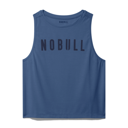 Women's Coastal Blue NOBULL Muscle Tank Top
