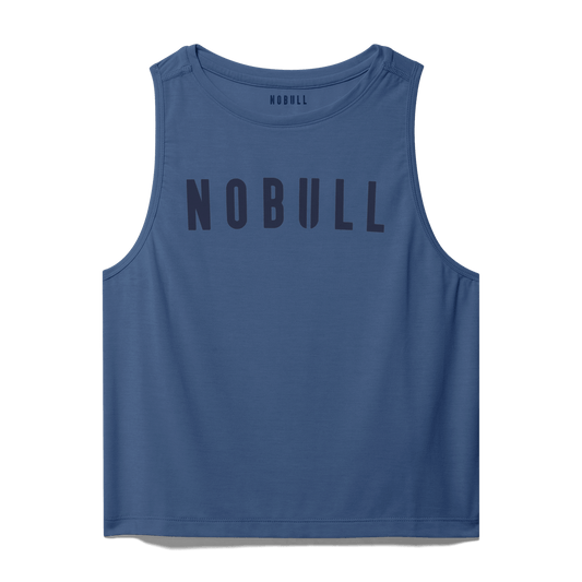 Women's Coastal Blue NOBULL Muscle Tank Top
