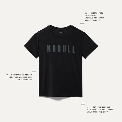 Women's Black NOBULL Tee