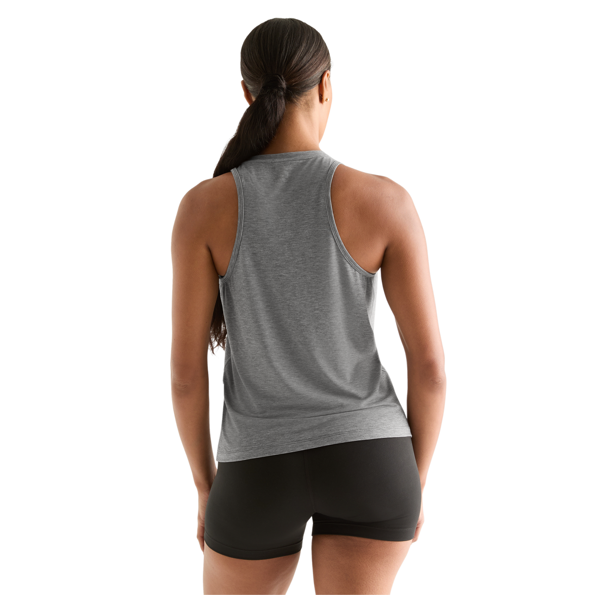 Women's Heather Gray NOBULL High-Neck Tank Top