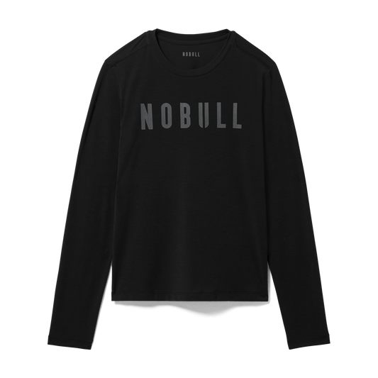 Women's Black NOBULL Long Sleeve Tee