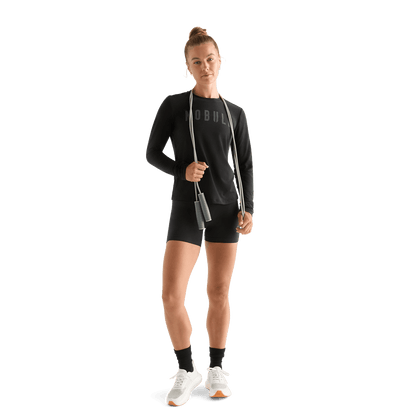 Women's Black NOBULL Long Sleeve Tee
