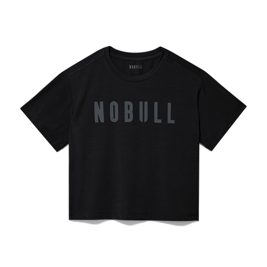 Women's Black NOBULL Boxy Tee