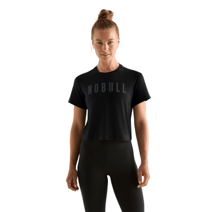 Women's Black NOBULL Boxy Tee