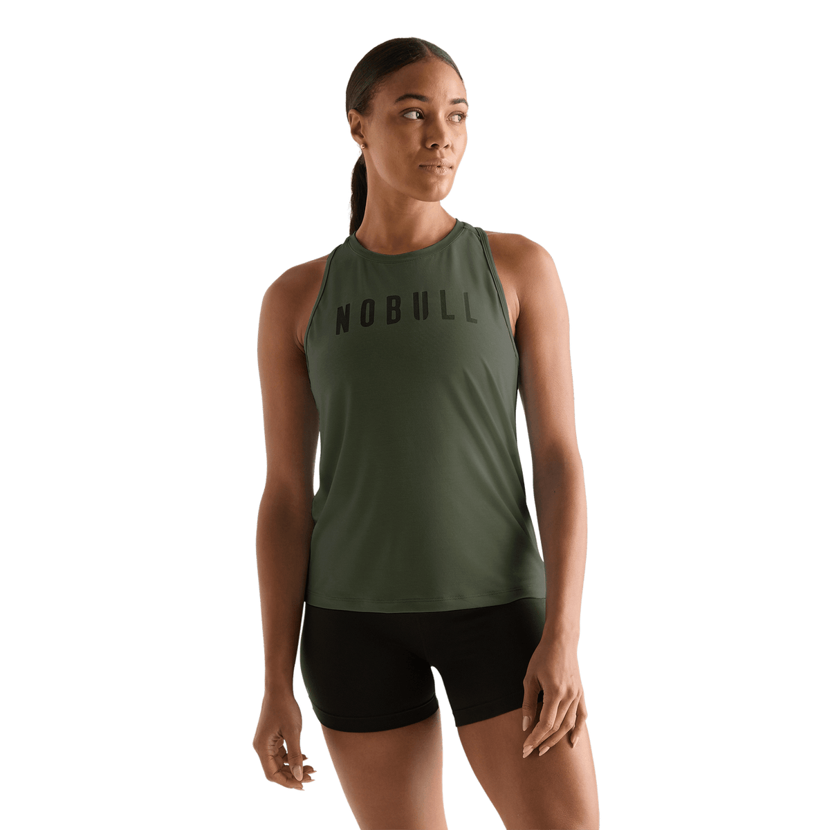 WOMEN'S NOBULL HIGH-NECK TANK | Dark Army