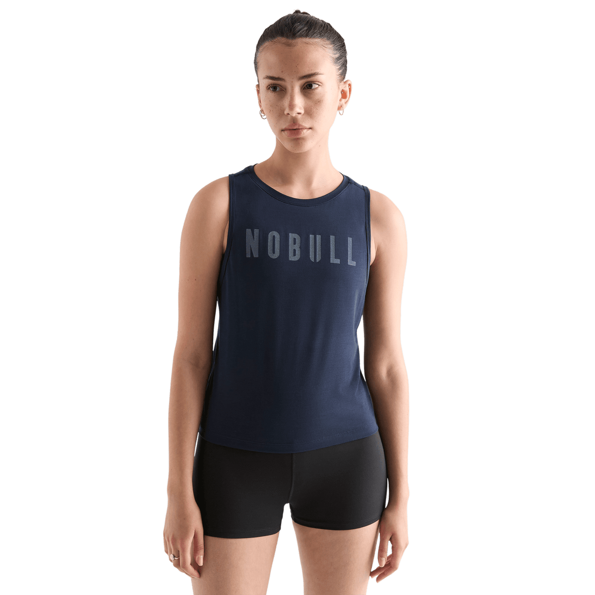 Women's Night Navy NOBULL Muscle Tank Top