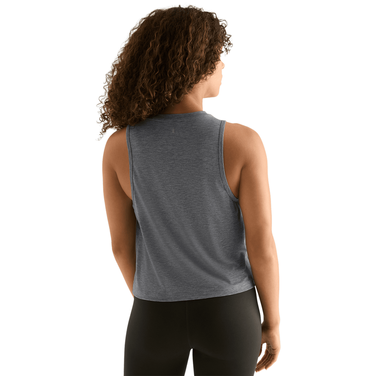 Women's Heather Grey NOBULL Muscle Tank Top