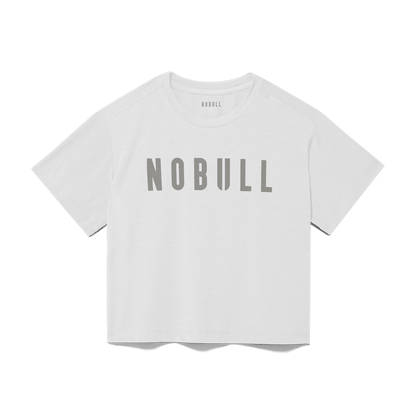 Women's White NOBULL Boxy Tee