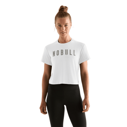 Women's White NOBULL Boxy Tee