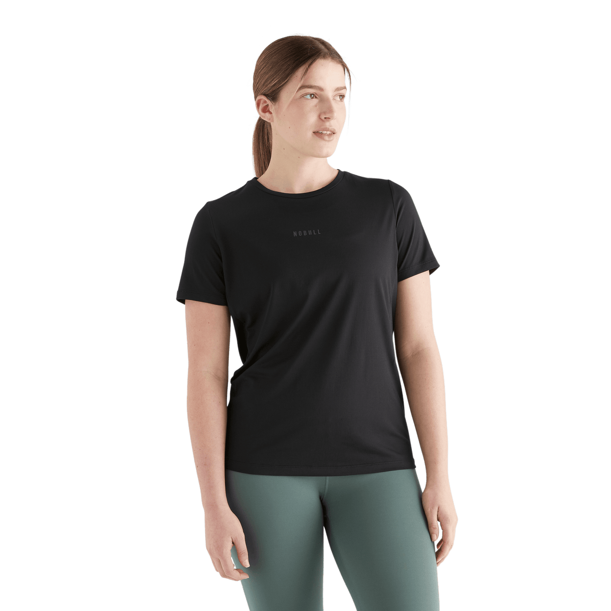 Women's Black Deltapeak Micro Textured Tee