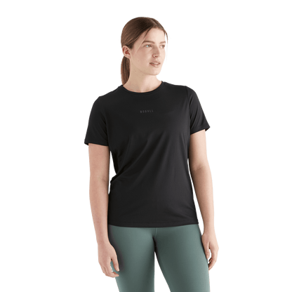 Women's Black Deltapeak Micro Textured Tee