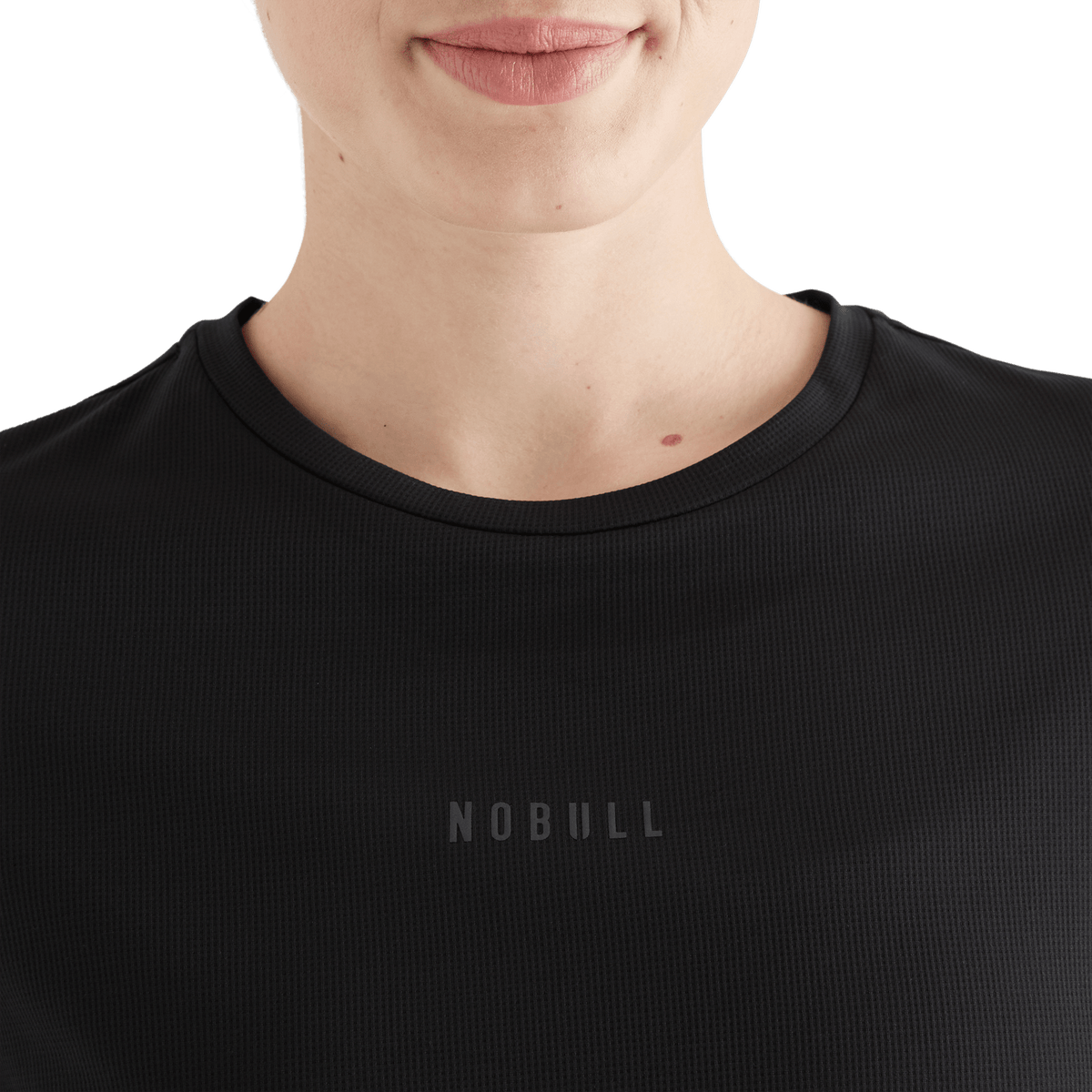 Women's Black Deltapeak Micro Textured Tee