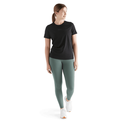 Women's Black Deltapeak Micro Textured Tee