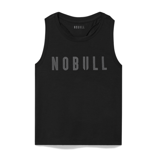 Women's Black NOBULL Fitted Tank Top