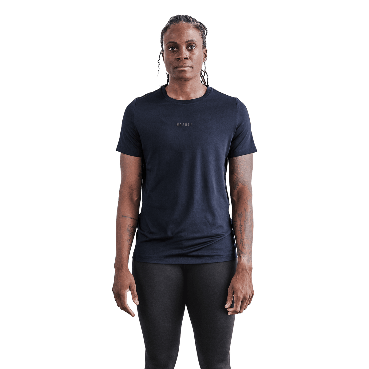 Women's Night Navy Deltapeak Micro Textured Tee