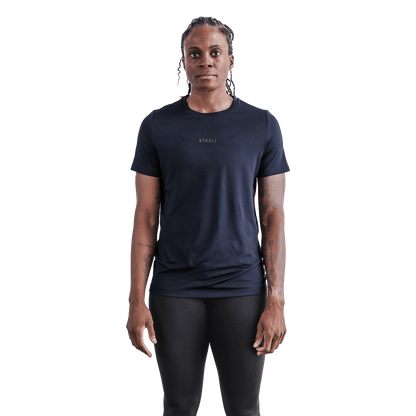 Women's Night Navy Deltapeak Micro Textured Tee