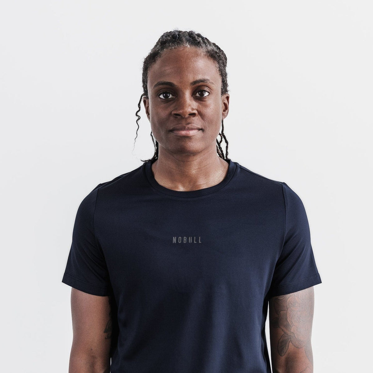 Women's Night Navy Deltapeak Micro Textured Tee