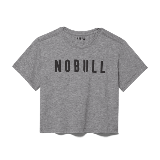Women's Heather Gray NOBULL Boxy Tee