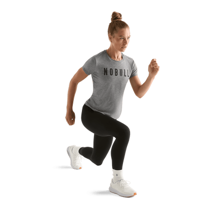 Women's Heather Grey NOBULL Tee