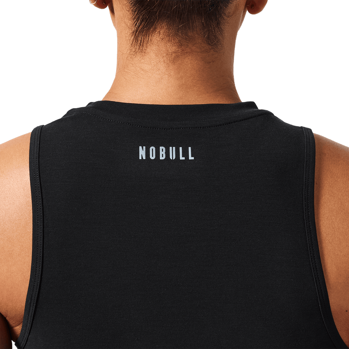Women's Black U Muscle Tank Top