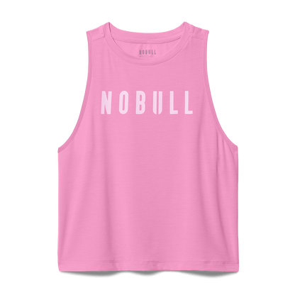 Women's Soft Pink NOBULL Muscle Tank Top