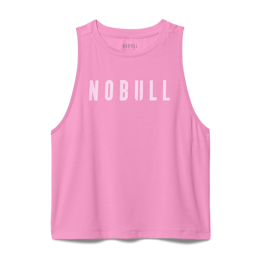 Women's Soft Pink NOBULL Muscle Tank Top