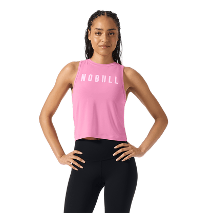Women's Soft Pink NOBULL Muscle Tank Top