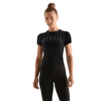 Women's Black NOBULL Fitted Tee