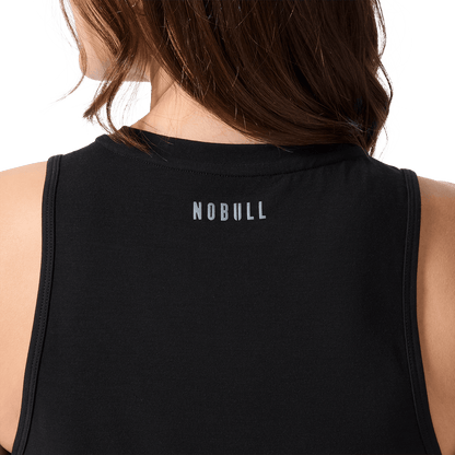 Women's Black NOBULL U Muscle Tank Top