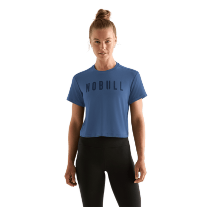 Women's Coastal Blue NOBULL Boxy Tee