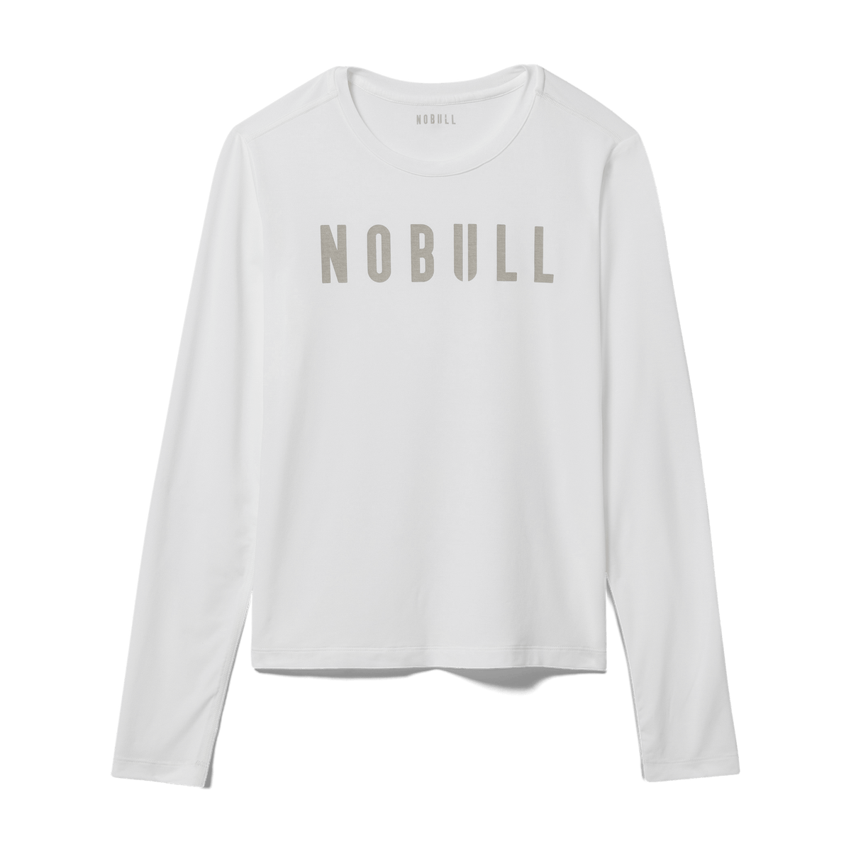 Women's White NOBULL Long Sleeve Tee