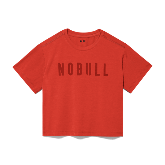 Women's Crimson NOBULL Boxy Tee