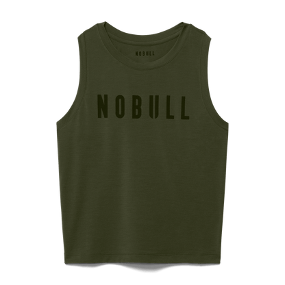 Women's Dark Army NOBULL Fitted Tank Top