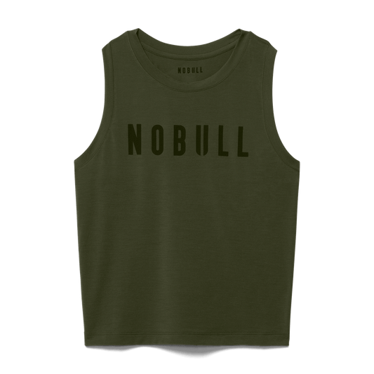Women's Dark Army NOBULL Fitted Tank Top