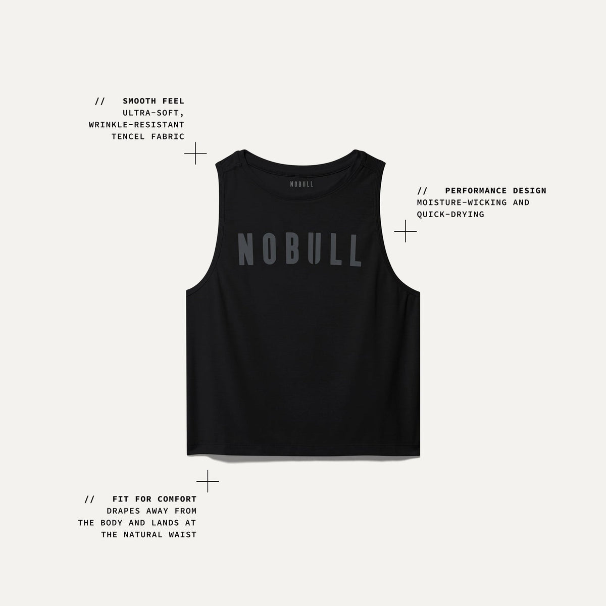 Women's White U Muscle Tank Top